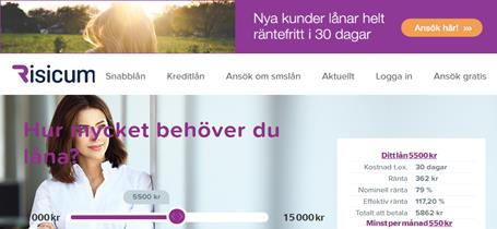 Risicum- Nytt Smslån - Nyttsmslån.se